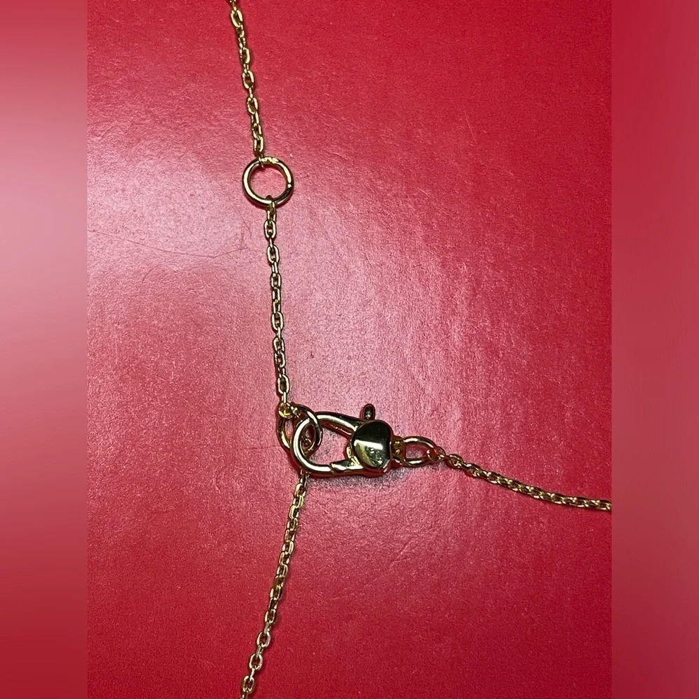 Kate Spade Necklace,Kate Spade Gold Necklace with gold Flower Charm